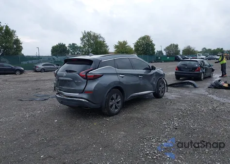 2019 Nissan Murano Sv z USA, uszkodzony, nr VIN 5N1AZ2MS6KN150990